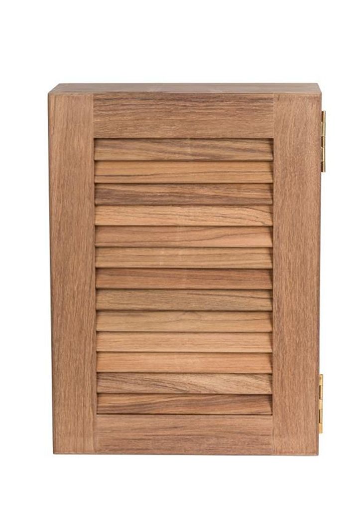 Kast met louvredeur