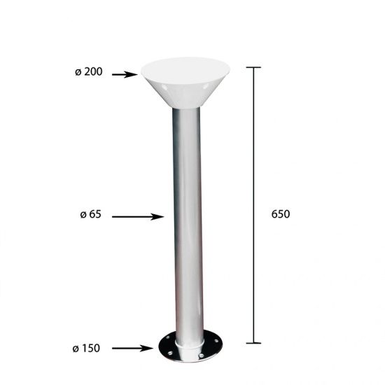Tafelpoot 65 cm