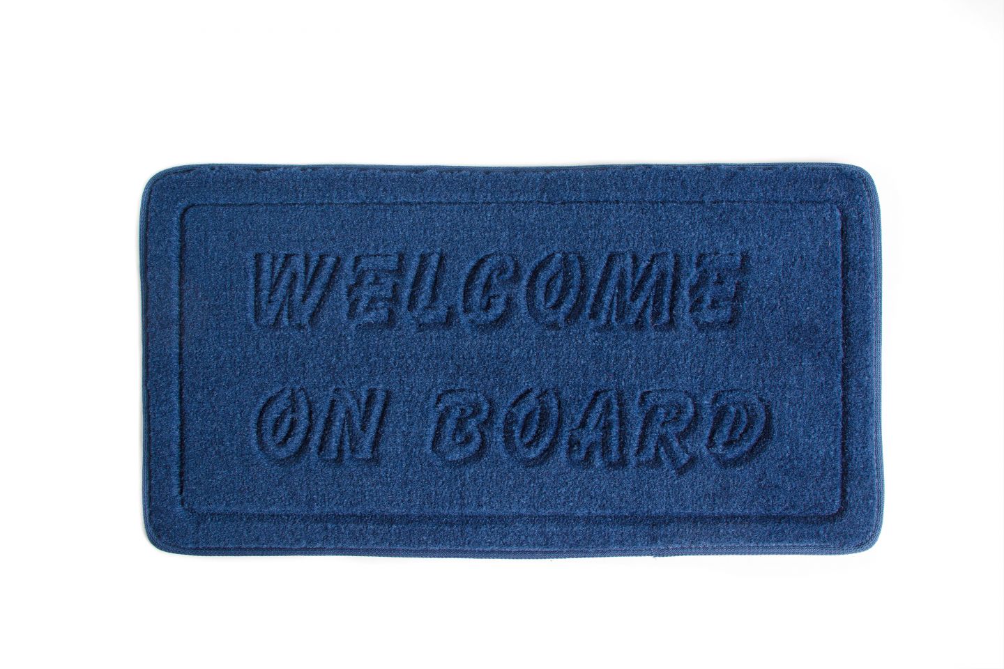 Navy Blau Türmatte Welcome on Board