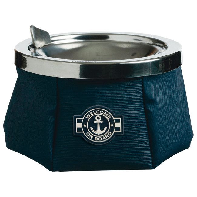 Aschenbecher Windproof Anchor Blue