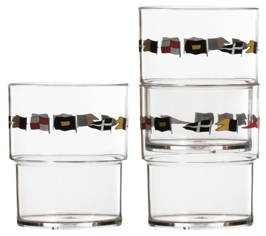Stackable water glass Regata Marine Business