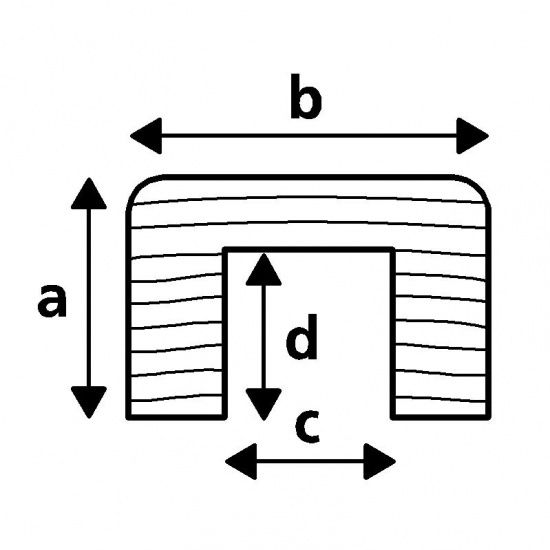 Teak wire moulding