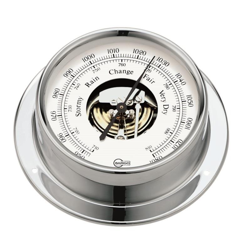 Barometer Tempo Chroom