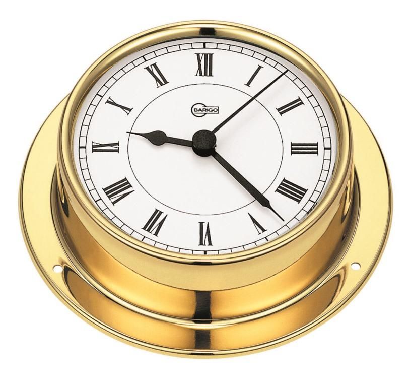 Tempo S Quartz Ship’s Clock Brass