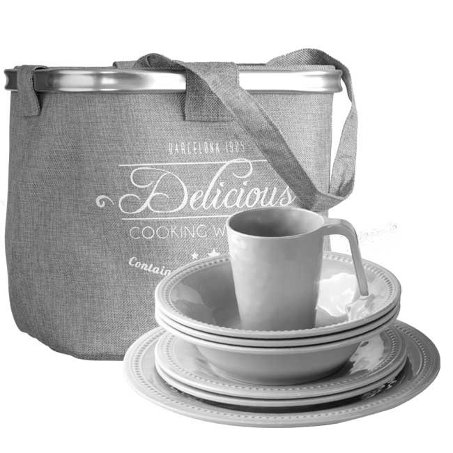 25-delige serviesset Harmony Silver