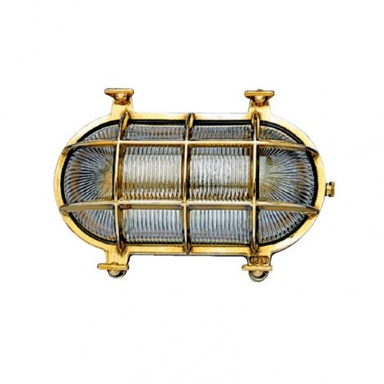 Waterdichte schotlamp messing