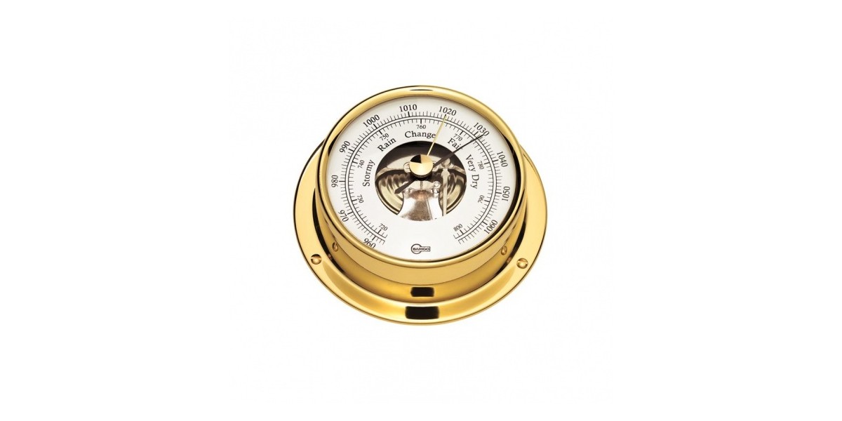 Barigo Barometer Tempo S Messing 1710MS Ship’s Barometer ARC Marine