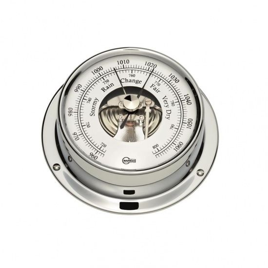 Barometer Tempo S Chroom