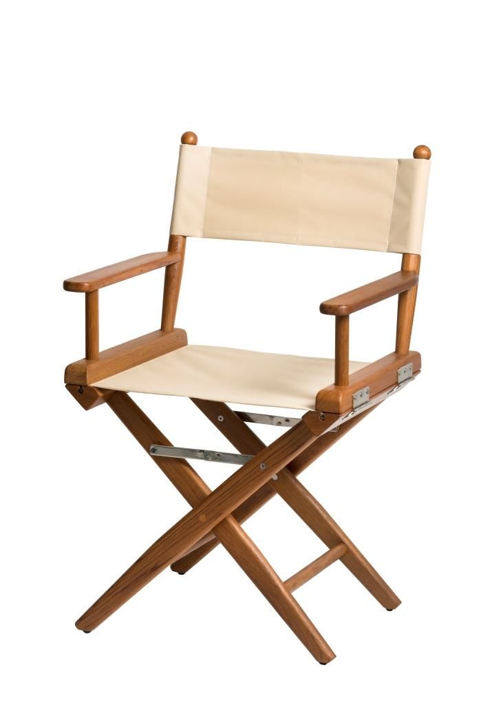 Regisseursstoel beige canvas