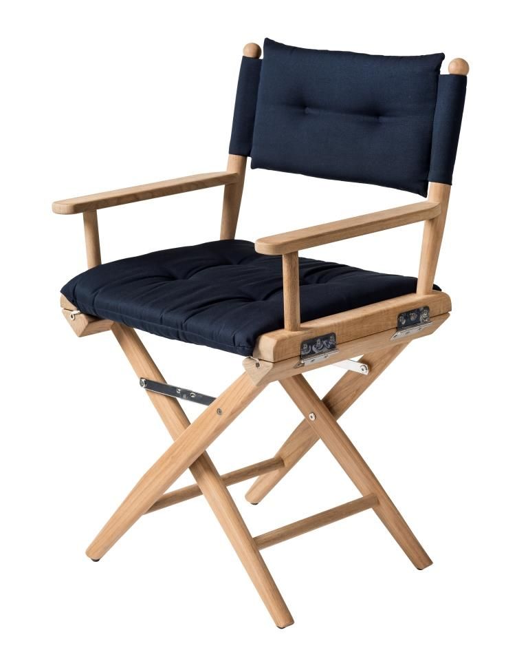 ARC Marine Director's chair navy deluxe Unoiled ARC Marine