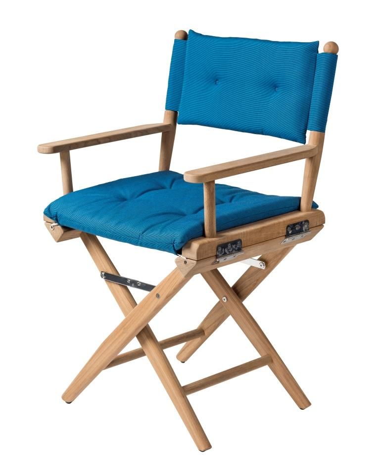 Regisseursstoel forza blauw deluxe