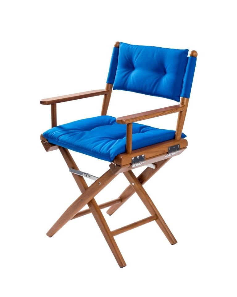 Regisseursstoel kobalt deluxe