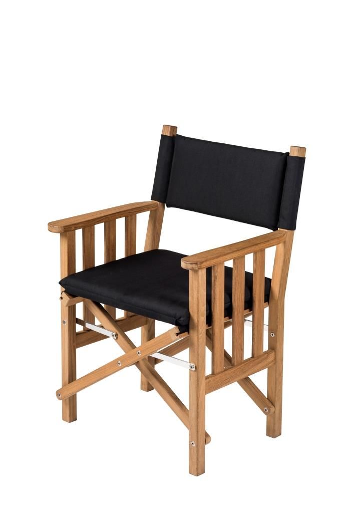 Directors chair II black deluxe
