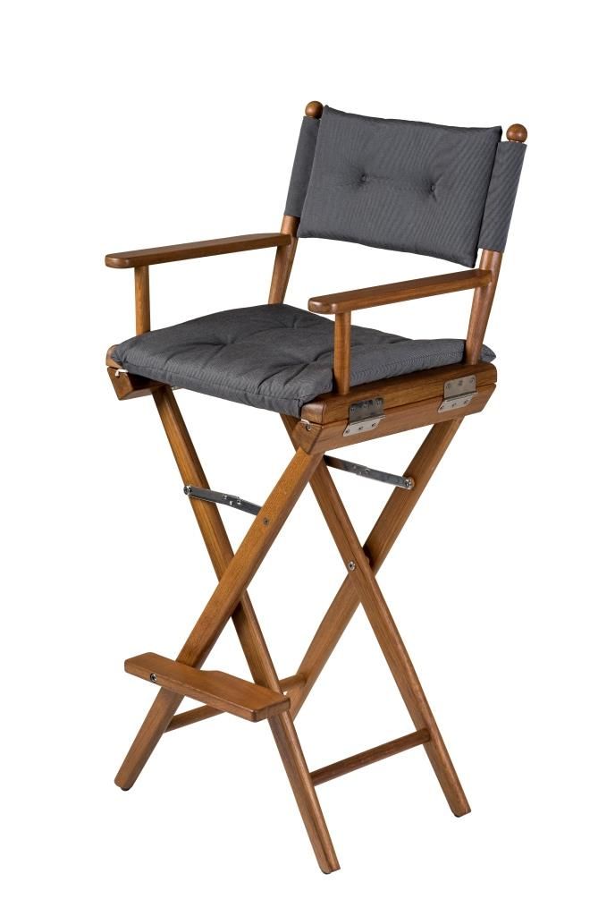 High Director's chair forza black deluxe