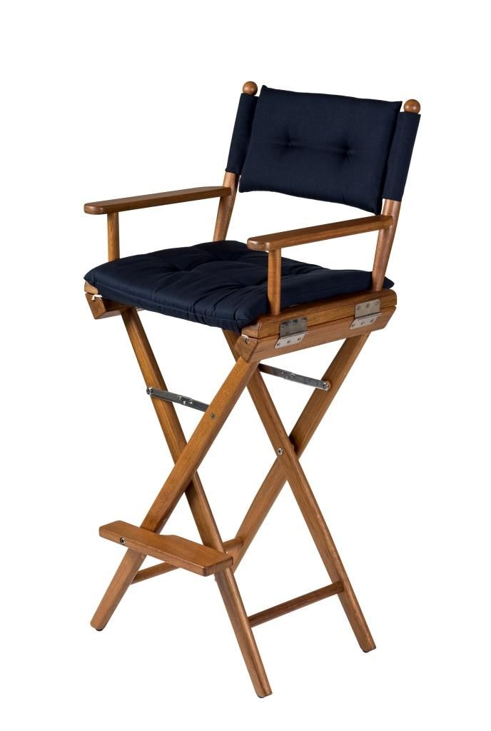 High Director's chair black deluxe