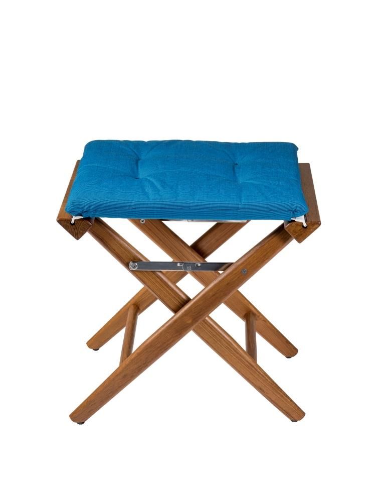 Regisseurskruk forza blauw deluxe
