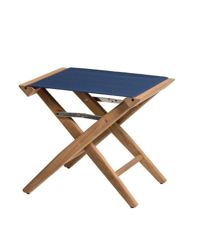 Regisseurskruk navy canvas
