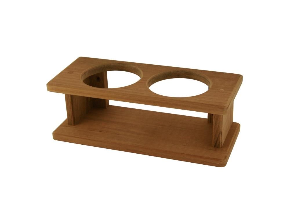 Arc Marine Glass Holder 2 Glasses, Wooden Cup Holders Boat
