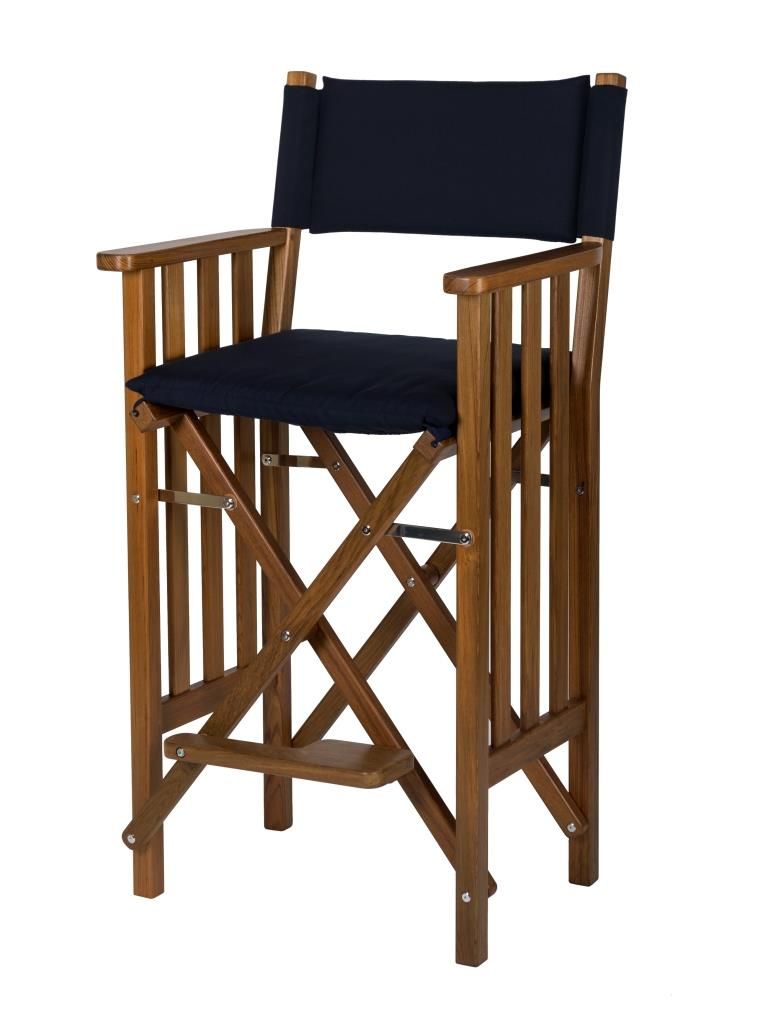 High director's chair II navy deluxe