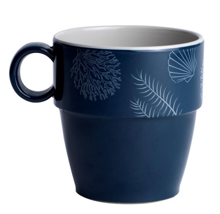 Achat Mug Jumbo 100% Mélamine Décor Bleu Cc 600 En Gros