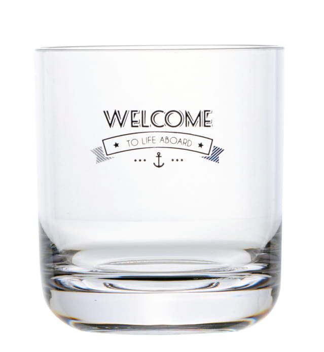 Welcome To Life waterglas Polycarbonaat