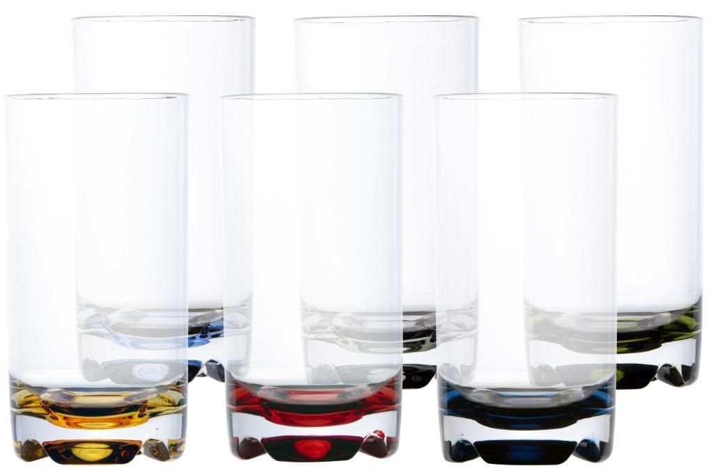 Party waterglas groot Multicolour
