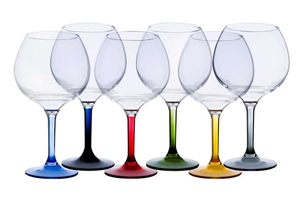 Party Set van 6 gintonic glazen Multicolour