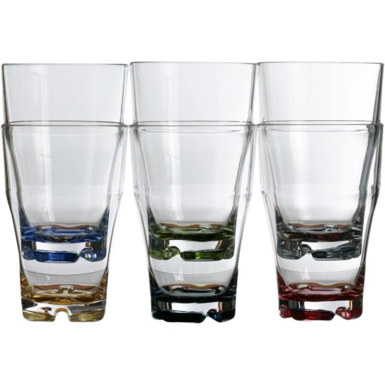 Party Stapelbare waterglazen groot Multicolour