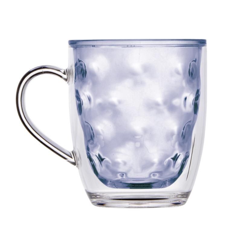 Moon dubbelwandige mok Blue