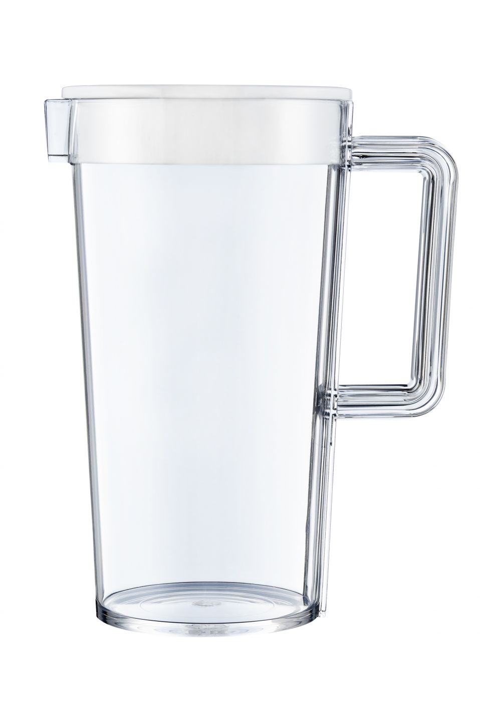 Waterkan met witte deksel