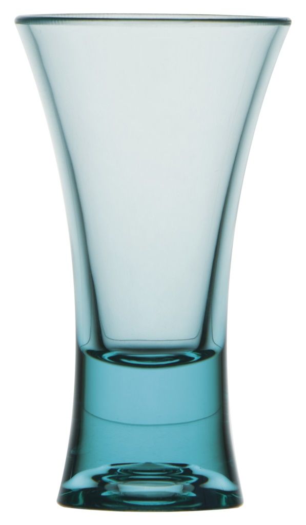 Square Shot Glas Turquoise