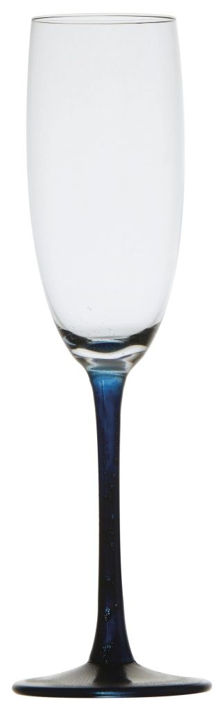 party Blue Champagne glass - No Non-Slip