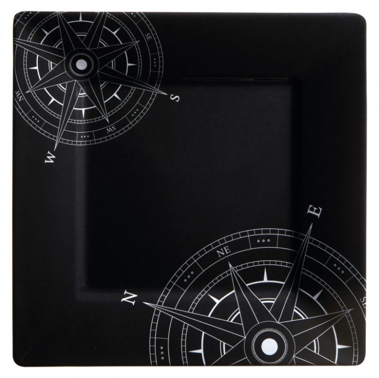 Marine Business Set 6 Tazze In Melamina Blu - Design Nautico - Stoviglie Infrangibili