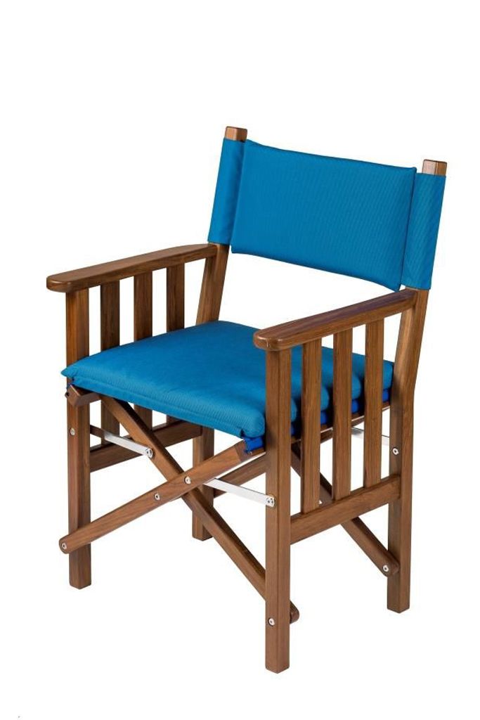 Regisseursstoel II forza blauw deluxe