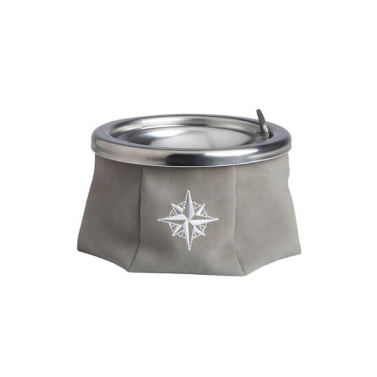 Marine Business Windproof geborduurde Asbak - Grey