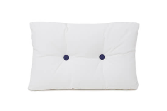 White with blue