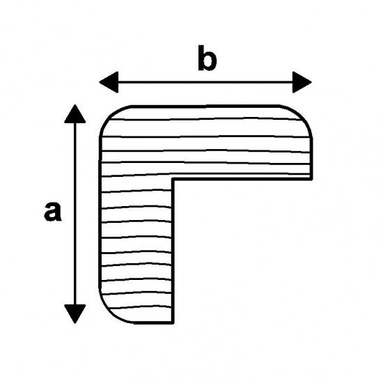 Teak ell moulding