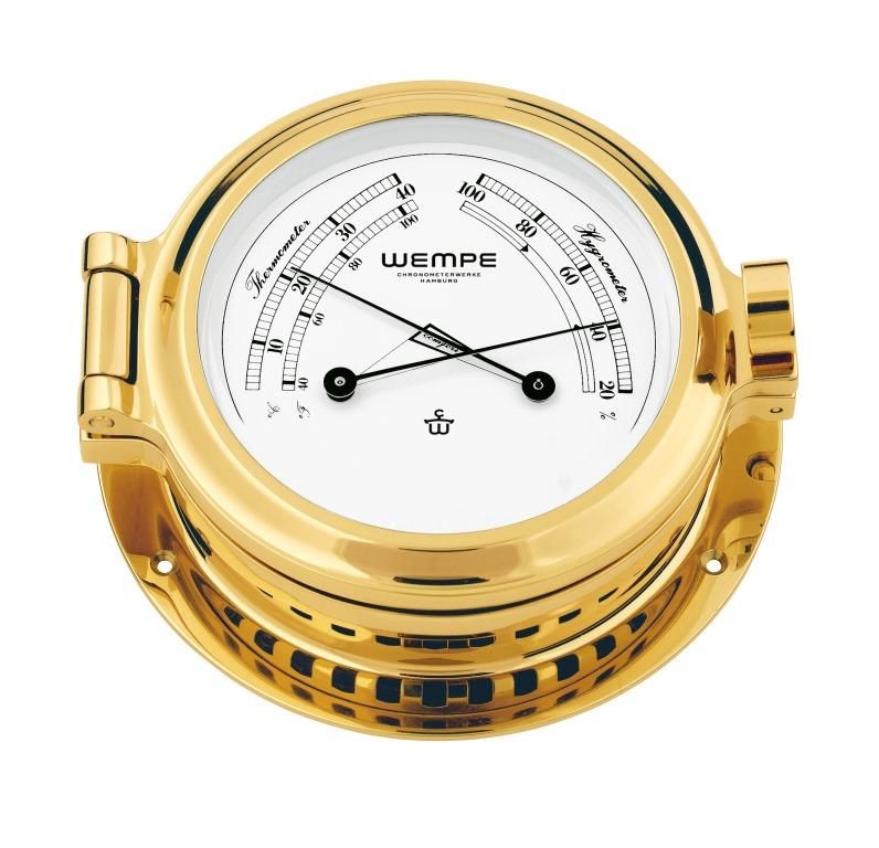 Comfortmeter Nautik Messing