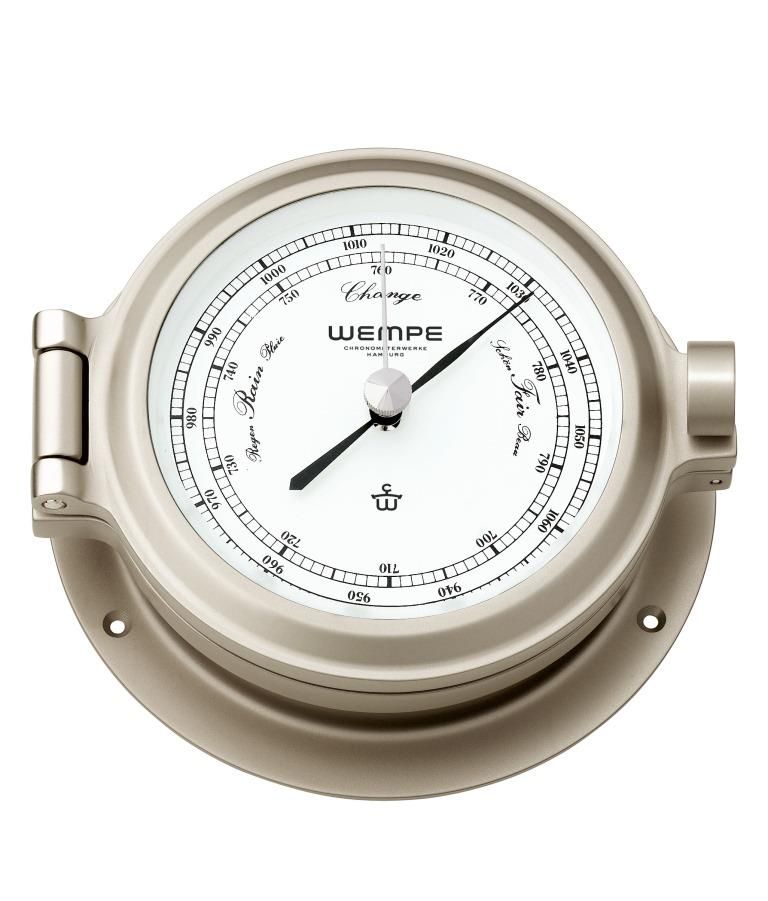 Nautik Barometer Vernikkeld messing