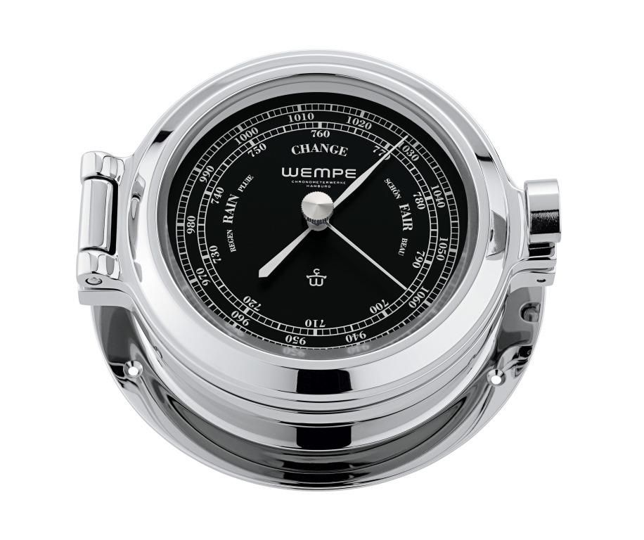 Nautik Barometer Verchroomd messing