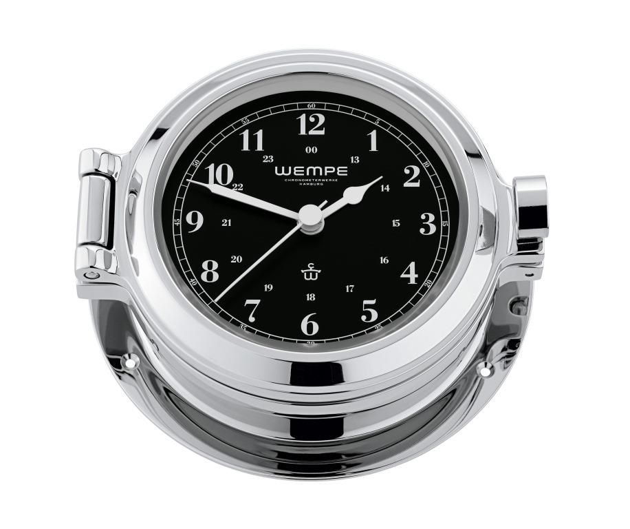 Nautik Klok Arab Verchroomd messing