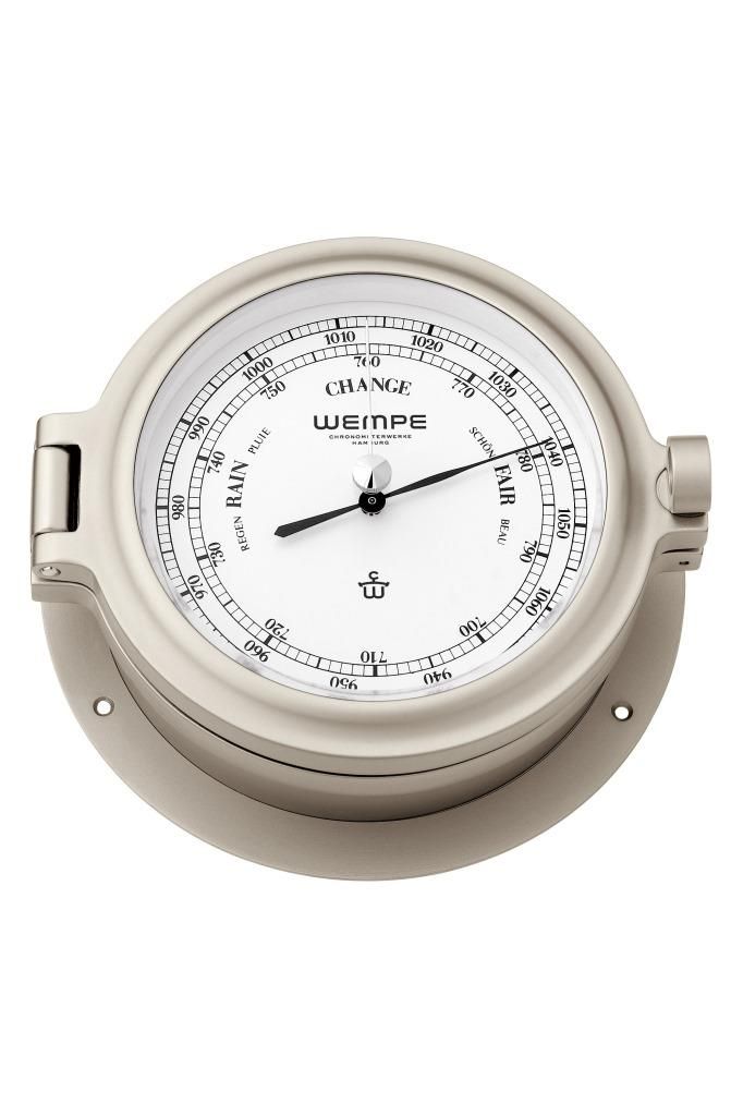 Barometer Cup Vernikkeld Messing